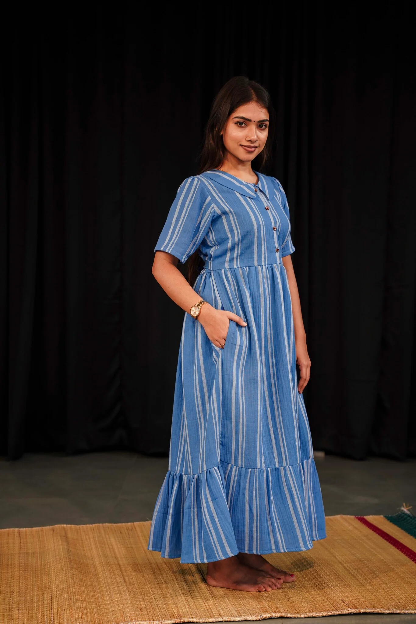 Gown/Maxi- Azure Grace - Image 4
