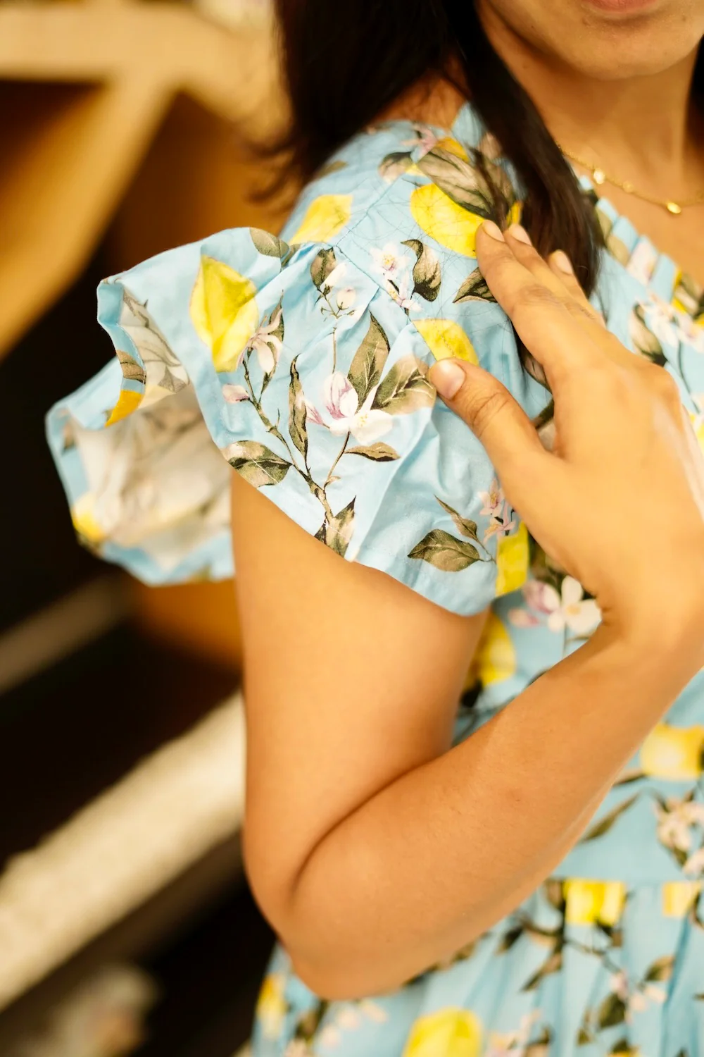 Normal cotton maxi - Citron - Image 5