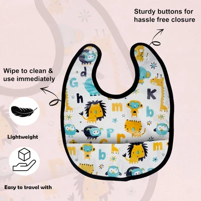 Kindergarten-Rabbit Bibs combo pack of 2 - Image 5