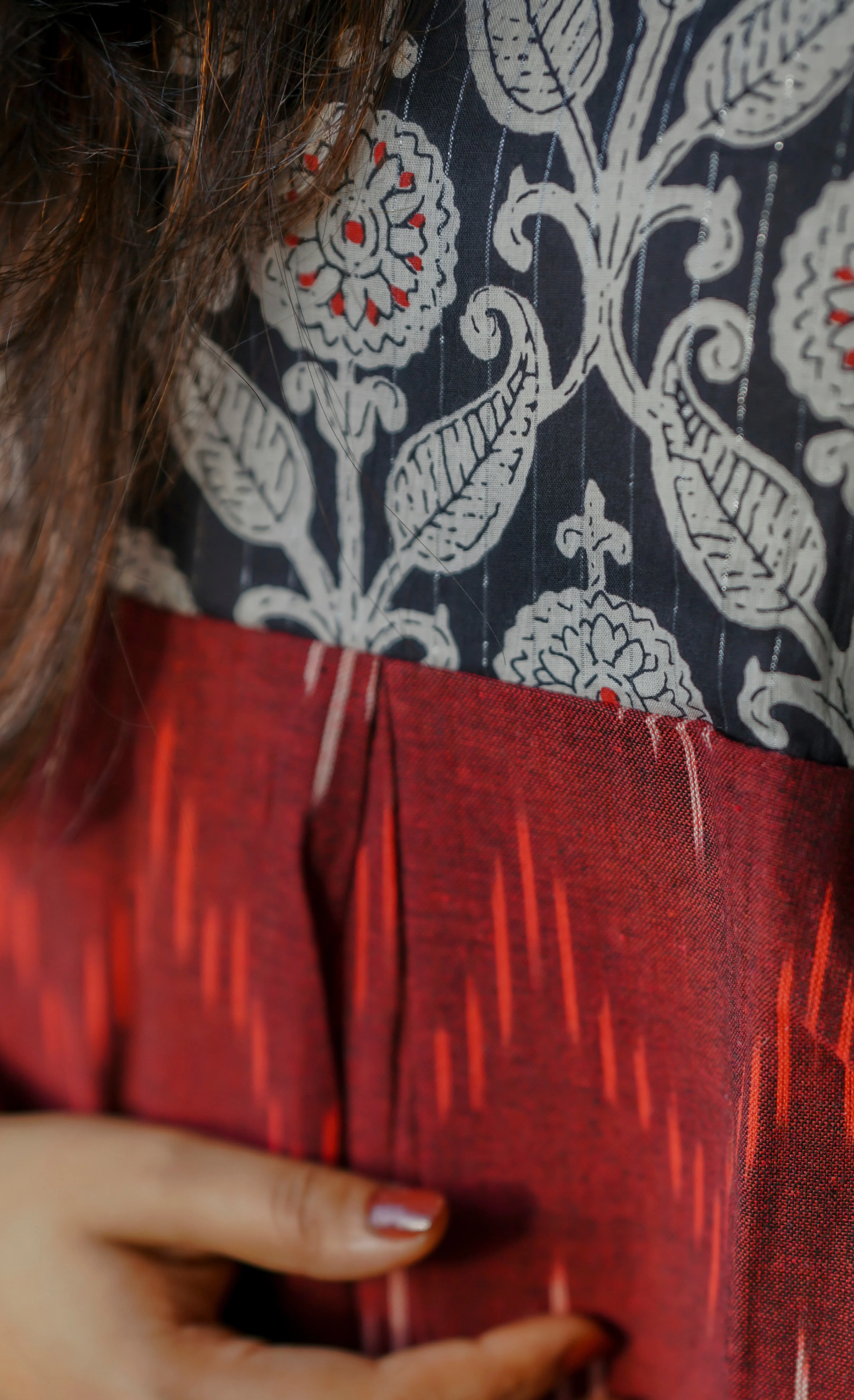 Maternity Maxi - Maroon Twilight - Image 3