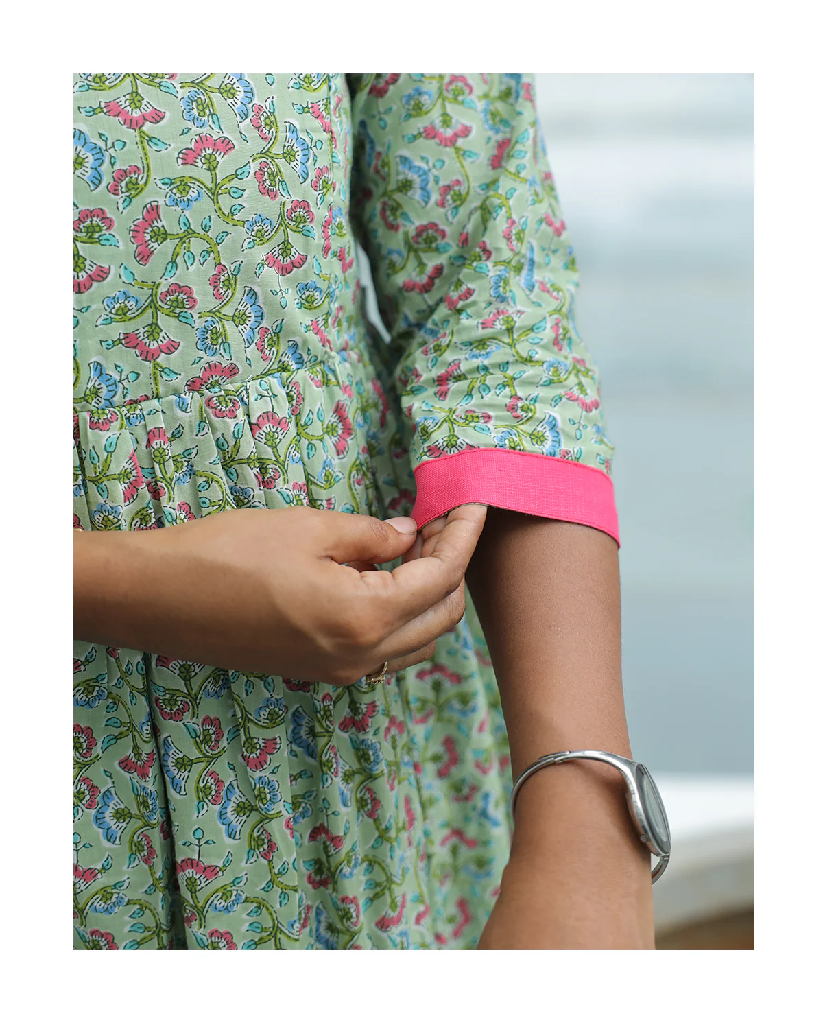 Maternity maxi - Full cotton lining - Double side feeding - Pixie - Image 4