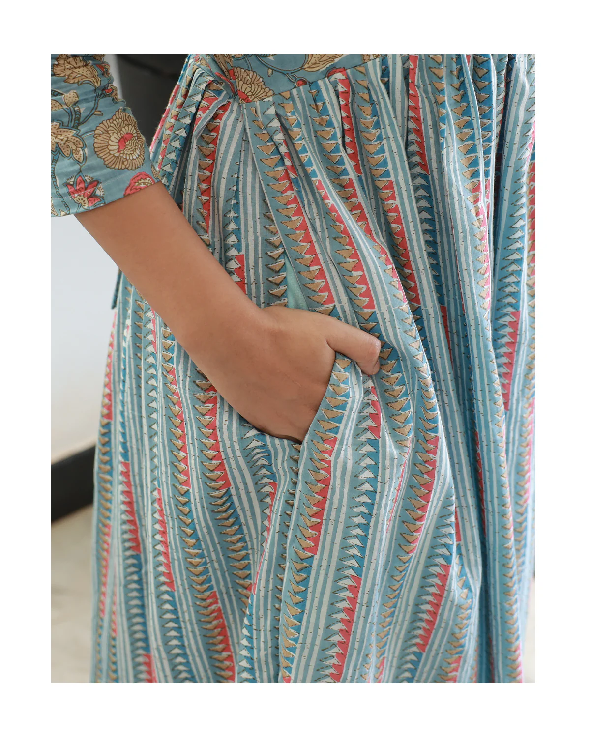 Normal cotton gown/maxi - with cotton lininh- Nightingale - Plus size - Image 5