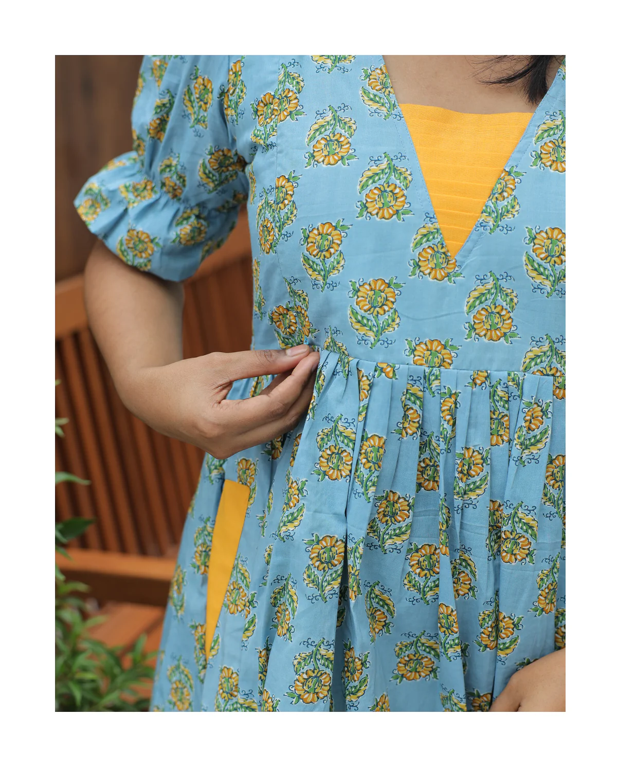 Maternity maxi and gown- Double side zip- Breezy - Image 5