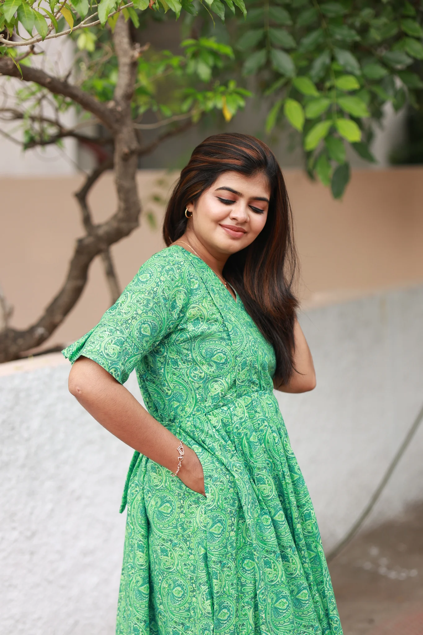 Maternity Maxi/Gown - Parrot - Image 5