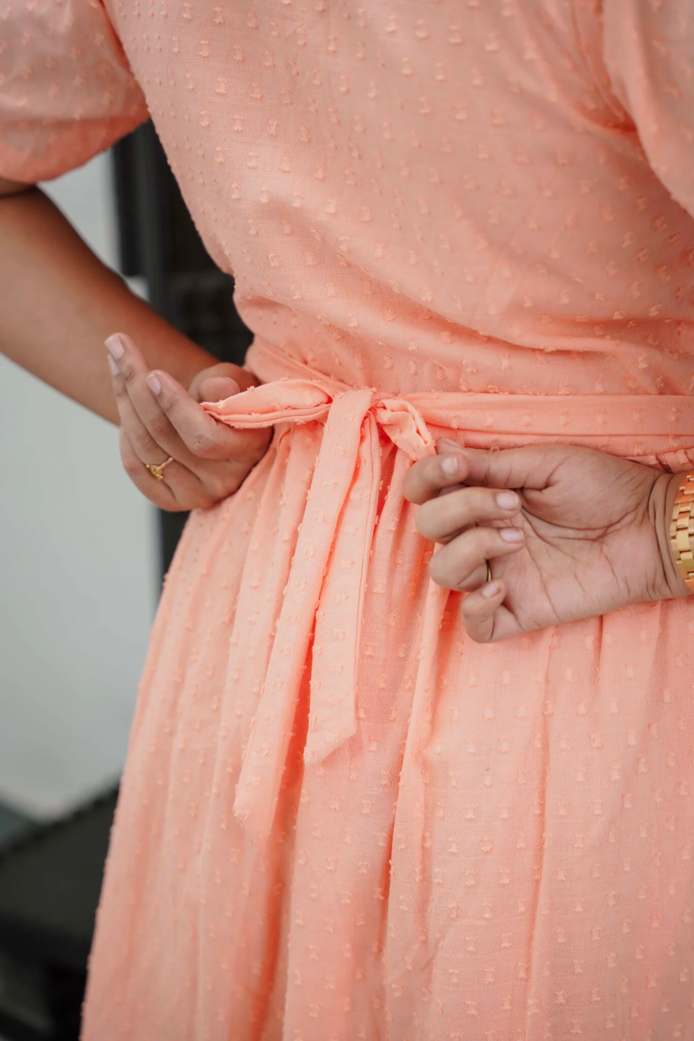 Gown/Maxi- Peach Bloom - Image 5