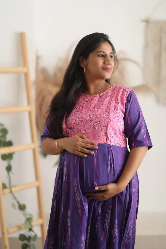 Maternity Maxi - Purple Haze - Image 3