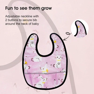 Rabbit Baby Bib - Image 4