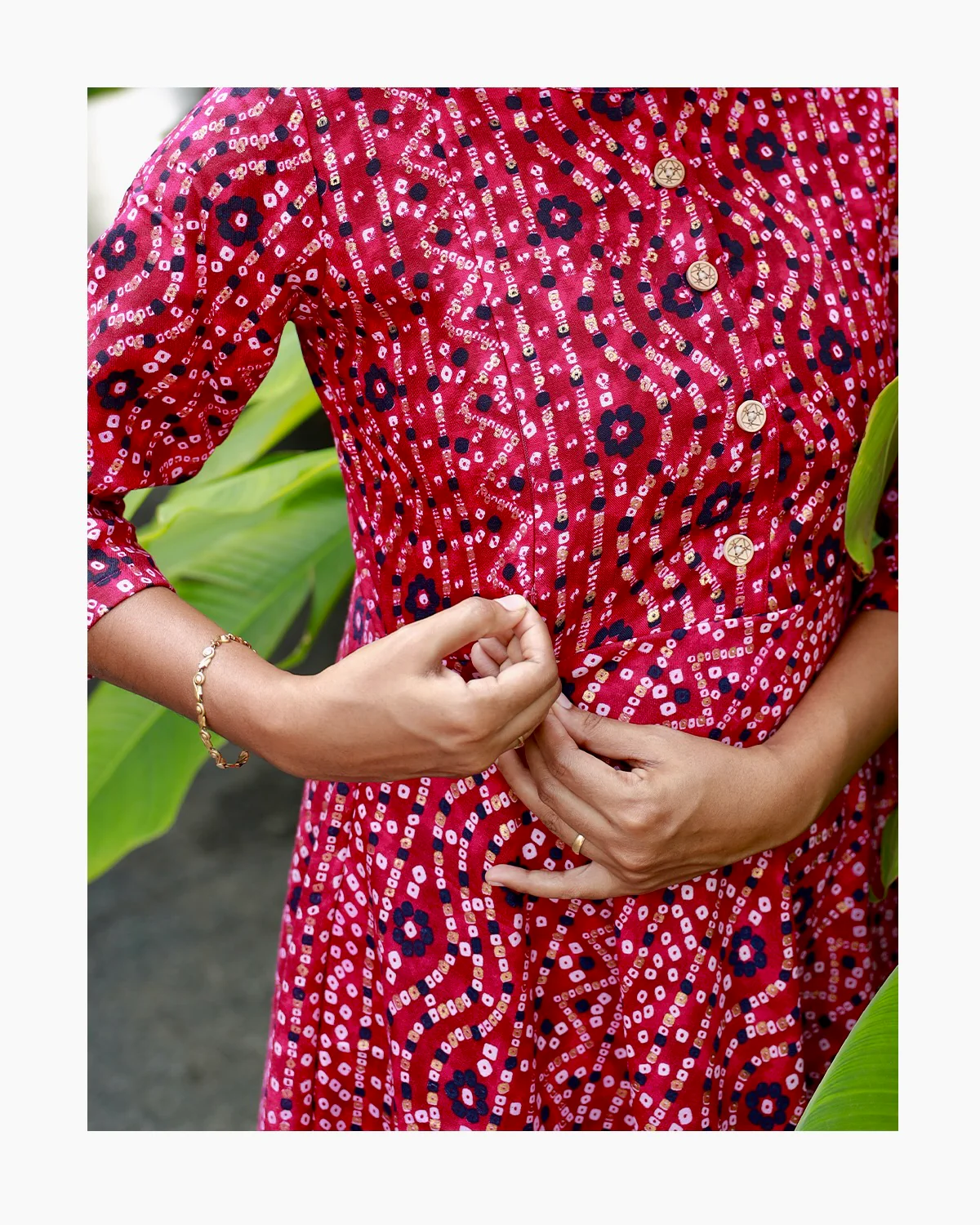 Maternity maxi - Scarlet - Image 4