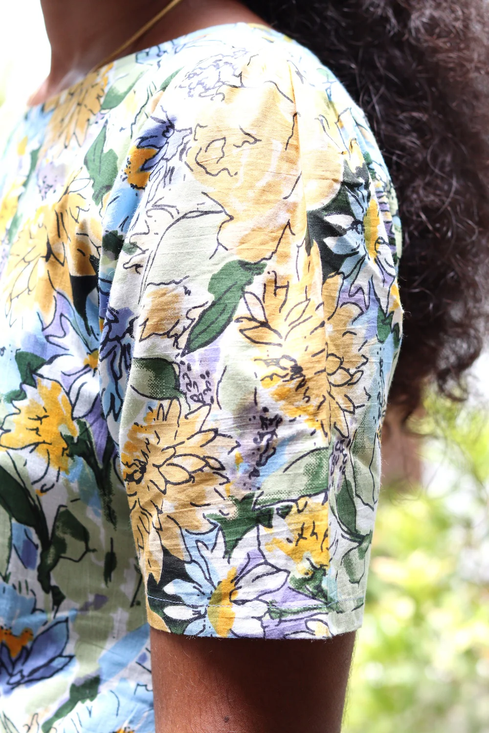 Cotton Kurti - with cotton lining- Normal wear - with back triangle design - Image 4